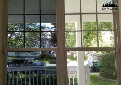 comparison before/after residential window tint installation 3M Affinity 15