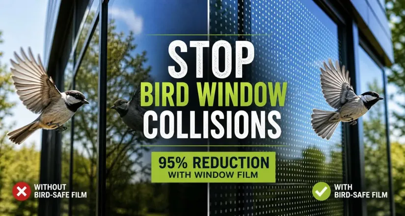 Stop Bird Strikes Against Your Glass With Specialized Window Film